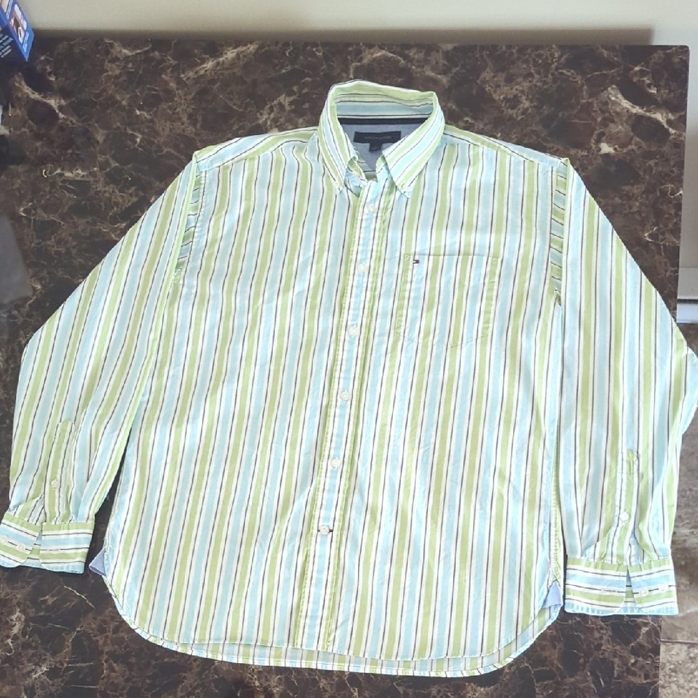 Tommy Hilfiger Striped Men's Dress Shirt